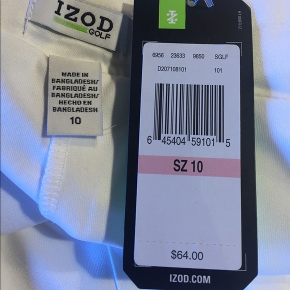 *SOLD* final markdown* IZOD GOLF Skort Skirt / NWT - Picture 4 of 5